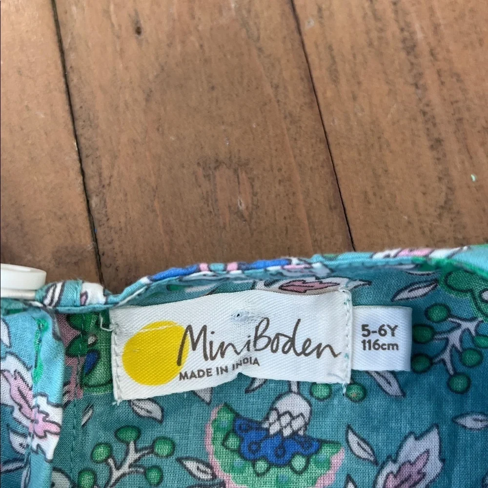 Mini Boden blue teal